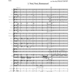 Veni Veni Emmanuel - Preview Score